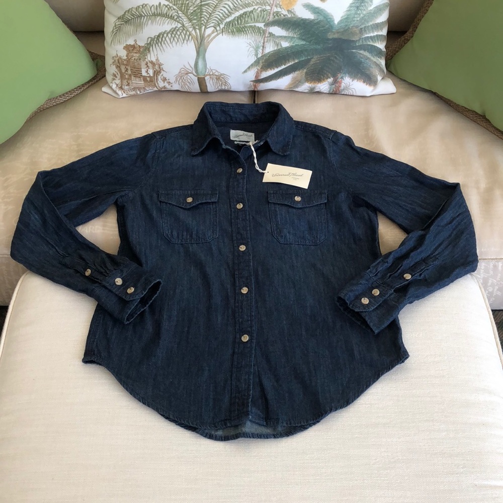 Universal Thread L/Sleeve Labette Denim Shirt/ Size:XS